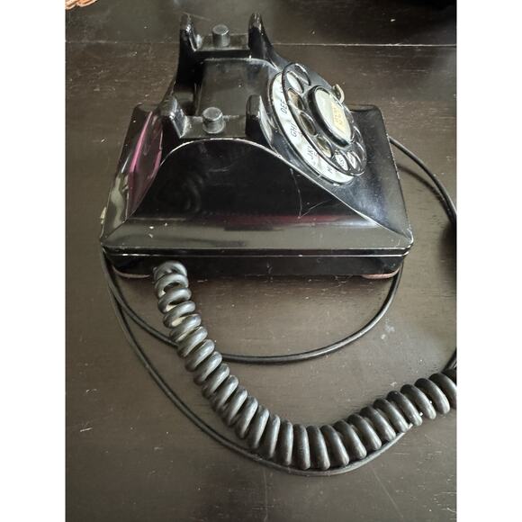 Bell System Western Electric F1 Rotary Phone Vintage 1940's Art Deco Mid Century - Picture 7 of 16